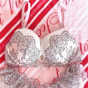 2013 VICTORIA’S SECRET Dream Angels Lined Demi Runway Collection Bra Pink 34 DD